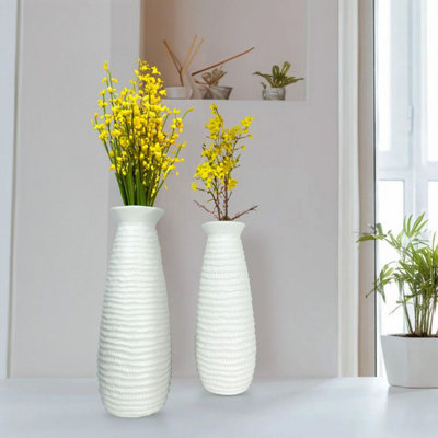 Cylinder Ceramic Table Vase Set