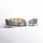 Elvie 5 - Person Patio Conversation Sets with Cushions