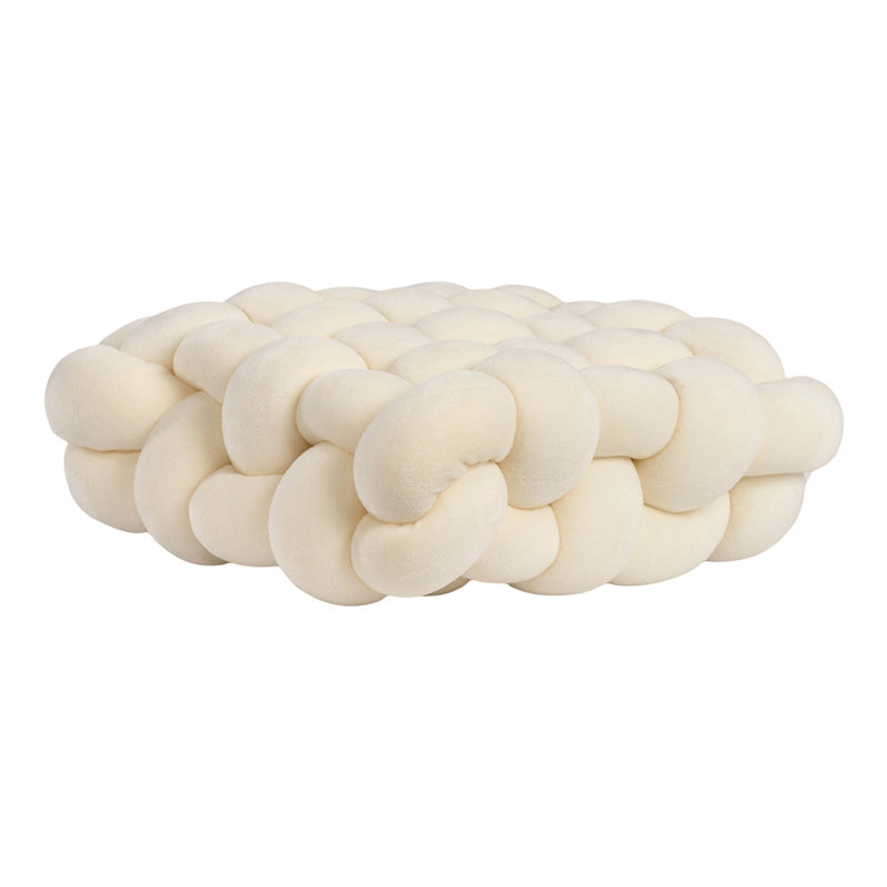 Cream Backrest Cushion