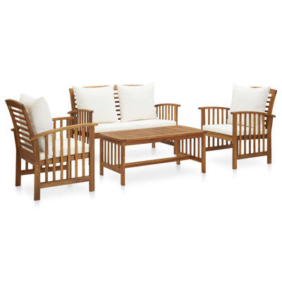 Costas 4 Piece Lounge Chair with Cushions