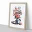 Vase of Assorted Flowers by Johan Teyler - Picture Frame Painting Print-55605126-55605127