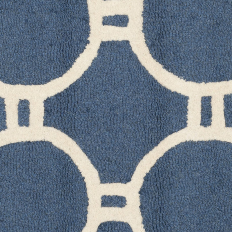 Cambridge Hand Tufted Wool Geometric Rug, Rectangle 5' x 8'