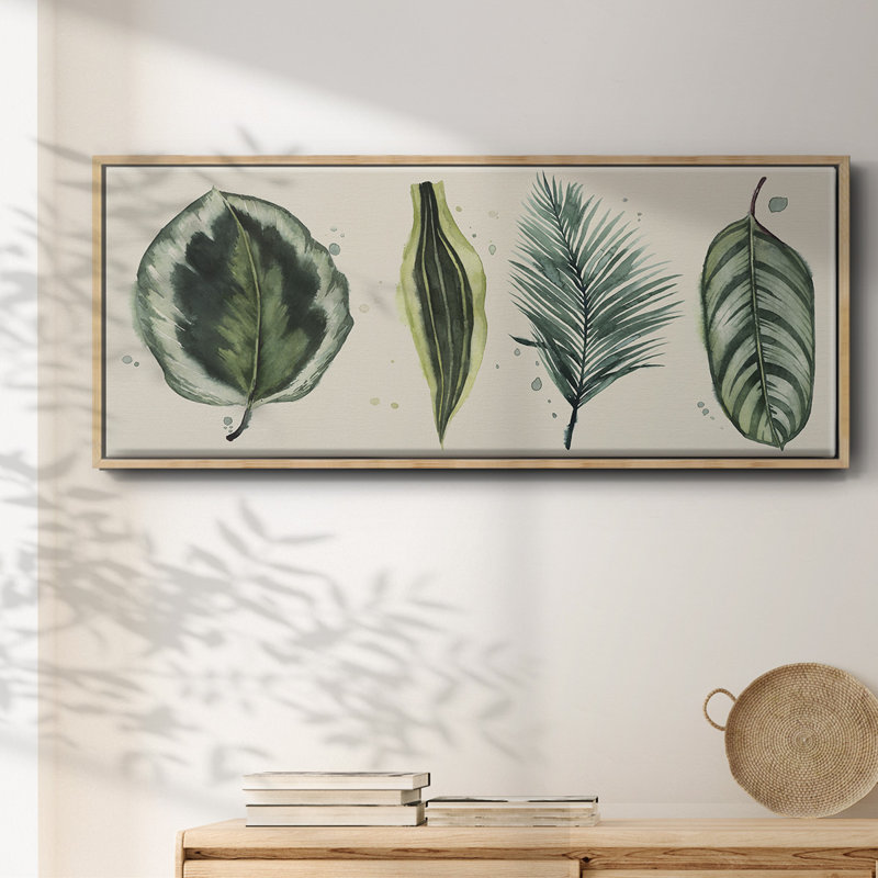 Palm Line- Framed Canvas