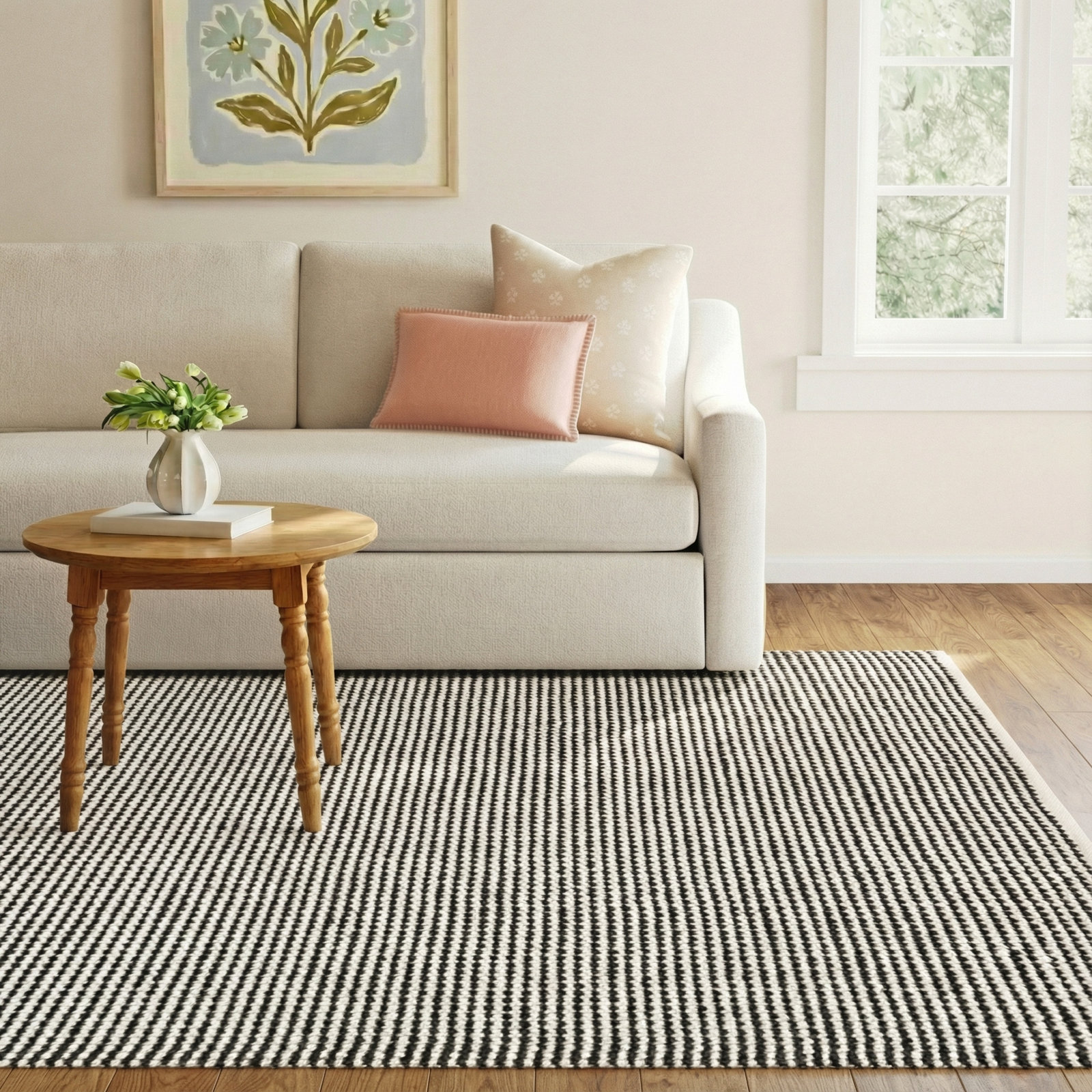 Idis Hand-Woven Abstract Rug, Rectangle 8' x 10'