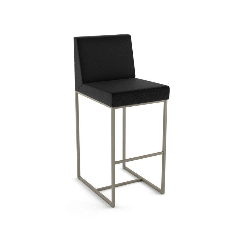 Gundolf Counter & Bar Stool, Gold, Counter Stool (27” Seat Height), Light Gray