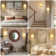 Set of 2 Wall Sconces with Fabric Shades, Plug-in Wall Lights with 3 Colour Temperature Options