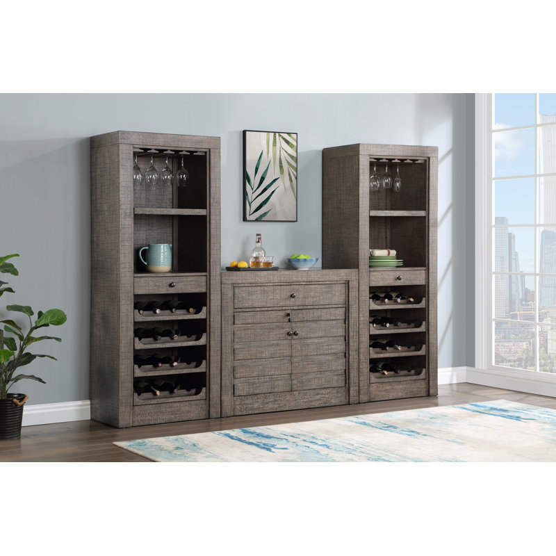 Lincoln Solid Wood 3-Piece 96" Dining Hutch