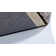Tapis abstrait argent / brun