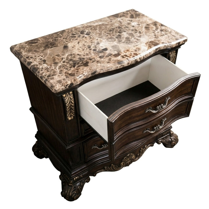 3 tiroirs Aristhine W Table de chevet