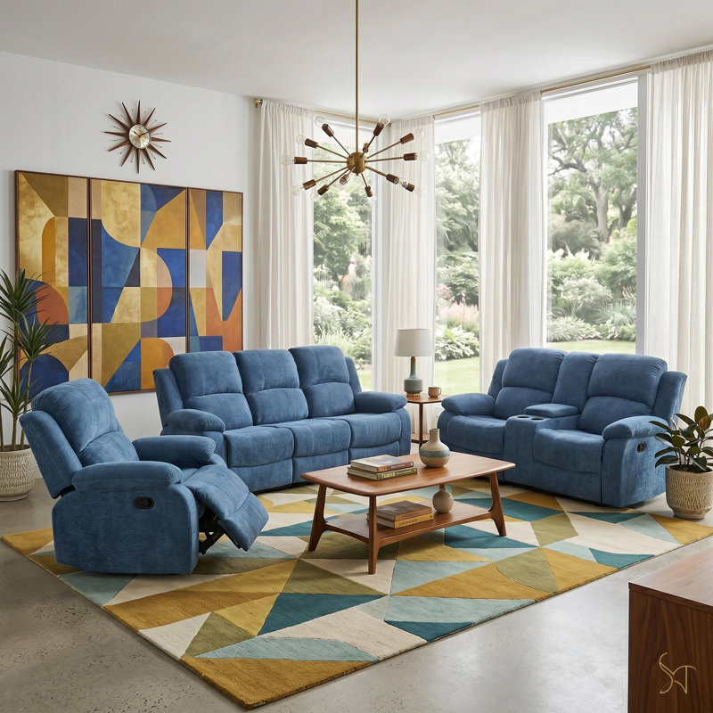 Ensemble de fauteuil inclinable 3 pièces Carnes