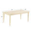 Salle à manger: table rectangulaire, 6 superbes chaises, brun 7: table et brun, stable