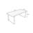 Burlywood Rectangular Solid Wood Dining Table-1132198533