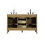 Meuble-lavabo double 54 po en chêne noisette-2047844644