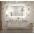 Johnn LED Lighted Bathroom Vanity Mirror 3 Color Dimmable Light & Anti-fog Wall Mirror-1661381828