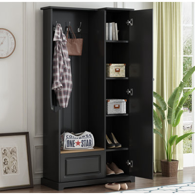 Armoire à chaussures avec tablettes réglables
