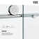 Elan 56-60" W x 76" H Sliding Frameless Shower Door with 3/8" Clear Glass