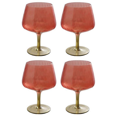 Ribbed Glass Stemware Duo