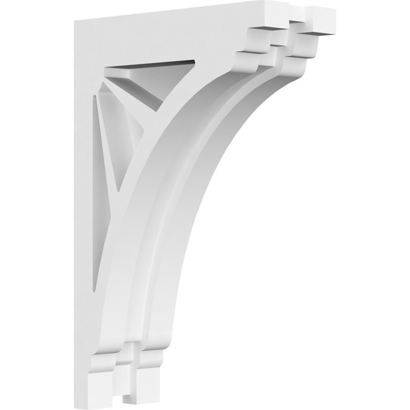 1 7/8"W X 4 1/2"D X 7"H Stanford Architectural Grade PVC Corbel, 7" H x 4.5" W x 1.875" D