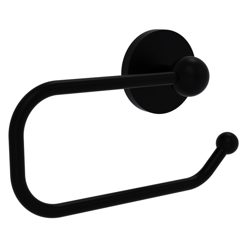 Porte-papier hygiénique mural Gober, Noir mat