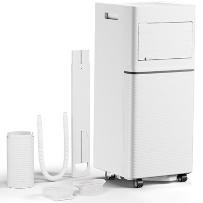 8000 BTUs Portable Air Conditioner - 4 - IN - 1 Cool/Dehumidify/Fan/Sleep Mode, 24H Timer, Remote & Window Kit for Home
