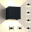 Nazira 1-Light Black Wallchiere