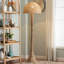 Lampe sur pied Camille en rotin naturel