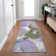 Machine Washable Indoor/Outdoor Xhevrie Lavender Rug