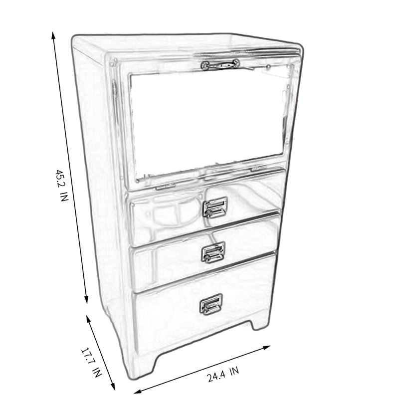 Buffet Runnie 24,41 po, Vert clair