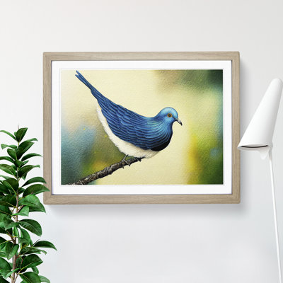 Dove Bird In Watercolour Vol.5 - Single Picture Frame Print