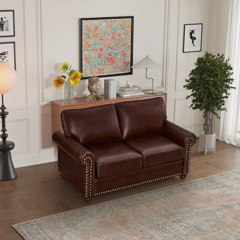 Fauteuil de salon en similicuir, Bourgogne, Bourgogne