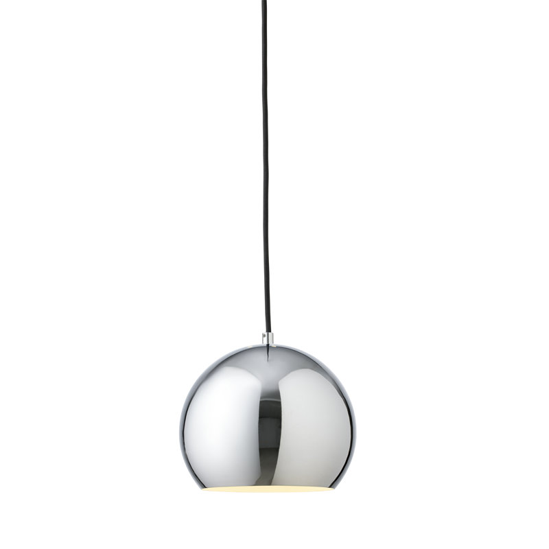 Auhert 1 - Light Chrome Single Pendant, 16" H x 20" W x 20" D