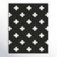 Cavan Geometric Handmade Tufted Wool Black Area Rug