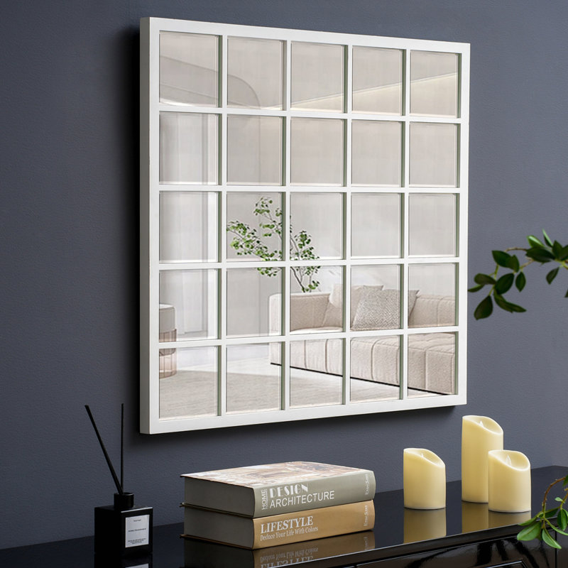 Miroir mural, Blanc