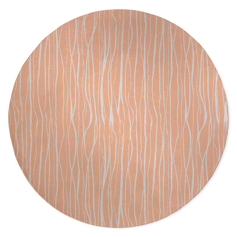 Legions Non-Slip Outdoor Rug, Round 5'