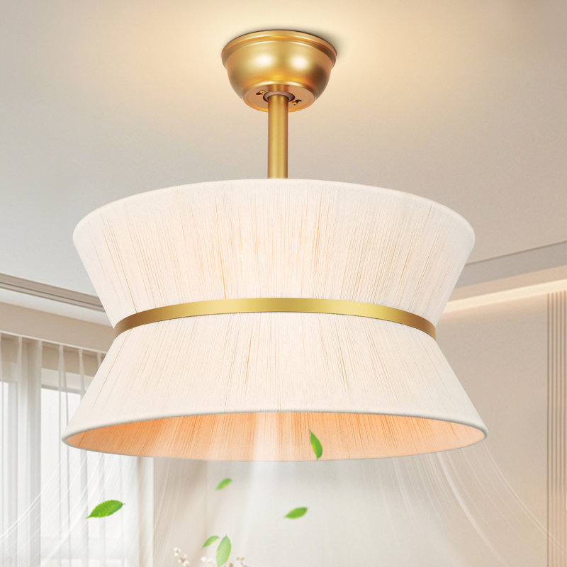 Ventilateur de plafond 20 po avec télécommande Boho