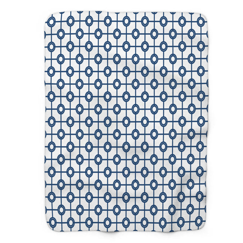 Couverture sherpa de qualité supérieure 1 pièce foncé 0158, L 50 po x L 60 po