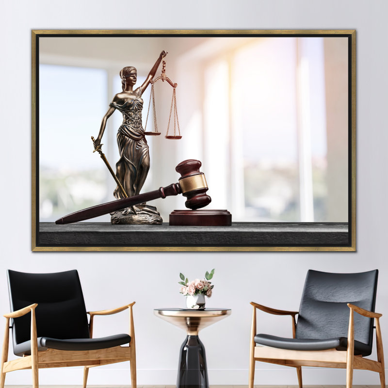 Print on Canvas, 70 cm H x 100 cm W, Framed Print without Mat, Gold