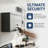 Heavy-Duty Metal Wall-Mounted Tool Storage Cabinet, Garage Storage Cabinet, Suitable For Garages/Workshops, Gray