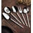 Premium 5-Piece Sauce Service Set, 100% Stainless Steel, Silver | Includes Sauce Ladle (8.3 in), Spoon (8.5 in), Fork (8.9 in), Strainer (8.7 in), Spatula (9.3 in) | Durable, Dishwasher Safe, Perfect for Entertaining & Cooking-940469186