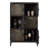 Aleyah 29.5 Inch Wide Metal Steel Retro Cabinets Storage Locker with 6 Doors and Adjustable Feet