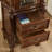 Nut-brown+Gold Free Form Solid + Manufactured Wood+Copper Media Players