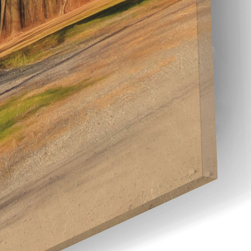 «Eckley St. James Church» par Lori Deiter, art mural en verre acrylique, H 16 po x l 12 po x P 0,13 po