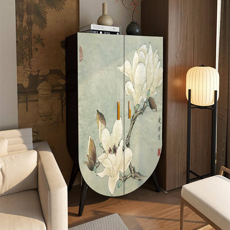 Armoire vestiaire simple de style wabi-sabi