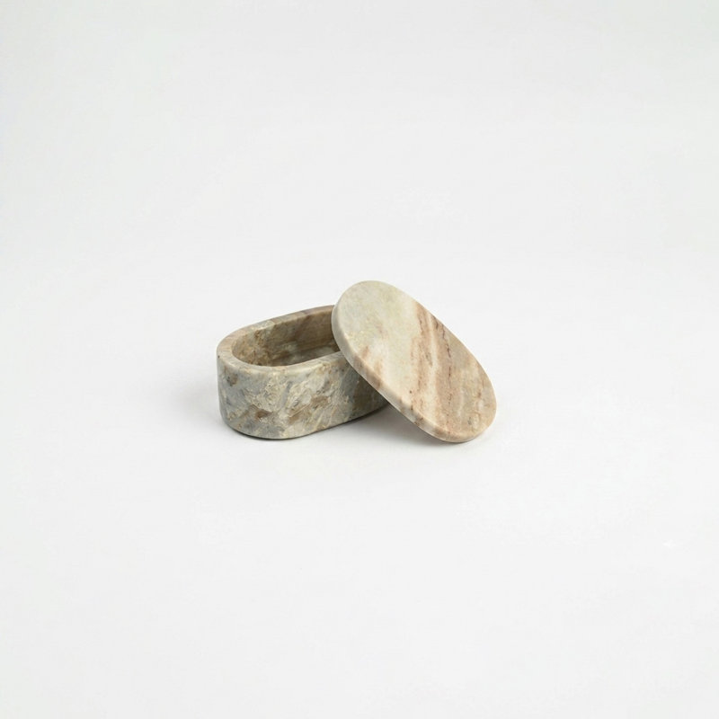 Boîte de présentation en marbre Toronto, 1.5" H x 4" W x 2.5" D