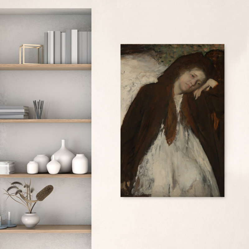 Le Convalescent, vers 1872-janvier 1887. Estampe d'art mural abstraite contemporaine., H 48 po x l 32 po