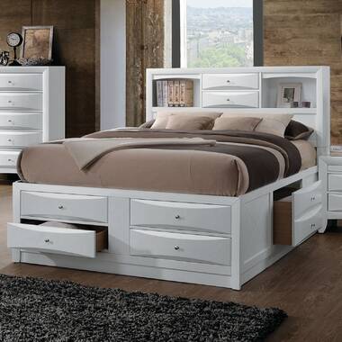 Caitbrook Queen Storage Bed with 8 Drawers