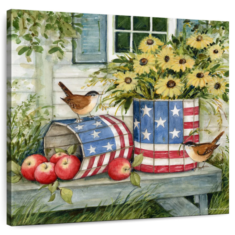 Lelar Old Glory II, 20" H x 20" W