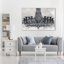 Decadent Soiree Revers, Glam Crystal Lamp Modern & Contemporary Black - Impression sur toile pour la salle à manger-71080683-71080680