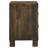 Gurmaan 2-drawer Nightstand Rustic Golden Brown