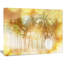 «Palms in Serene Tropical Beach», impression sur toile tendue-19407340